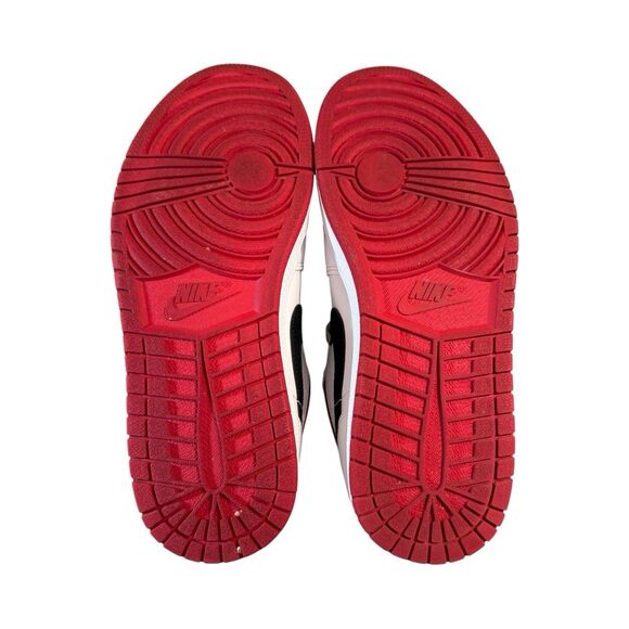 Nike Air Jordan 1 Low White University Red 553558-118 Size 9 Men Excellent Cond. - Picture 6 of 8